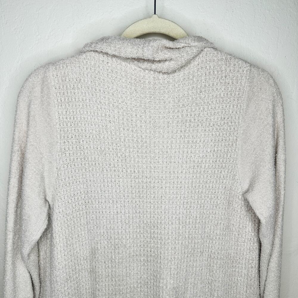 Barefoot Dreams Cozy Chic Lite Coastal Soft Knit Bisque Cardigan Sweater Medium - Picture 10 of 14